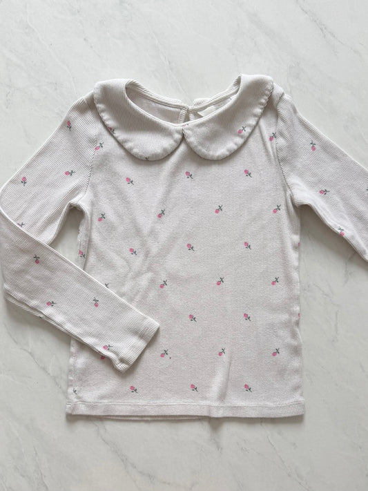 *Imparfait* Chandail à manches longues côtelé - H&M - 6-8 ans
