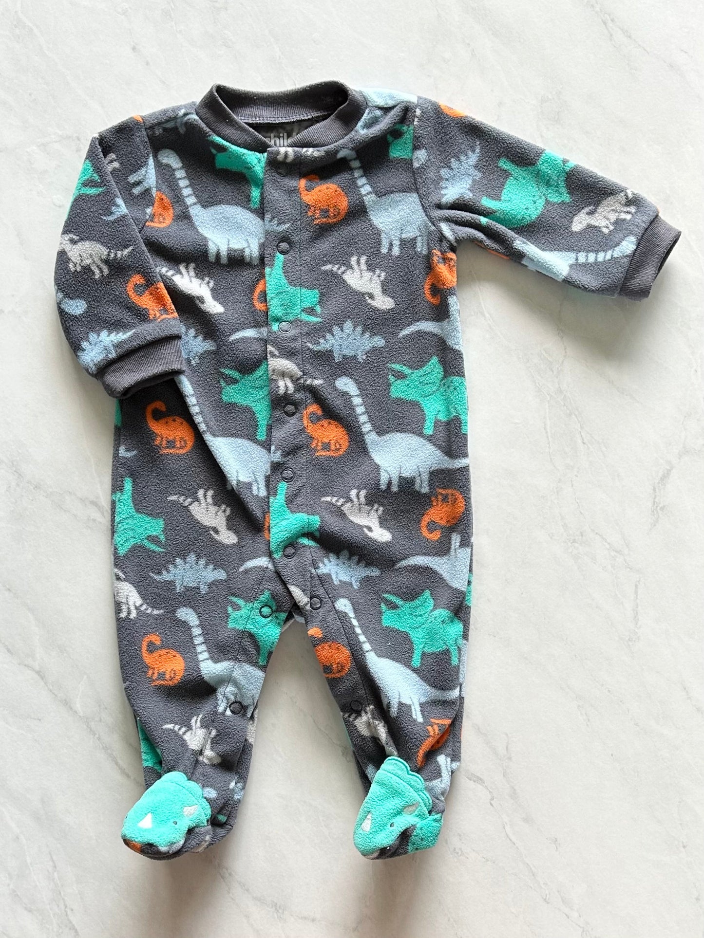 Fleece footed pajamas - Child of mine - 0-3 months