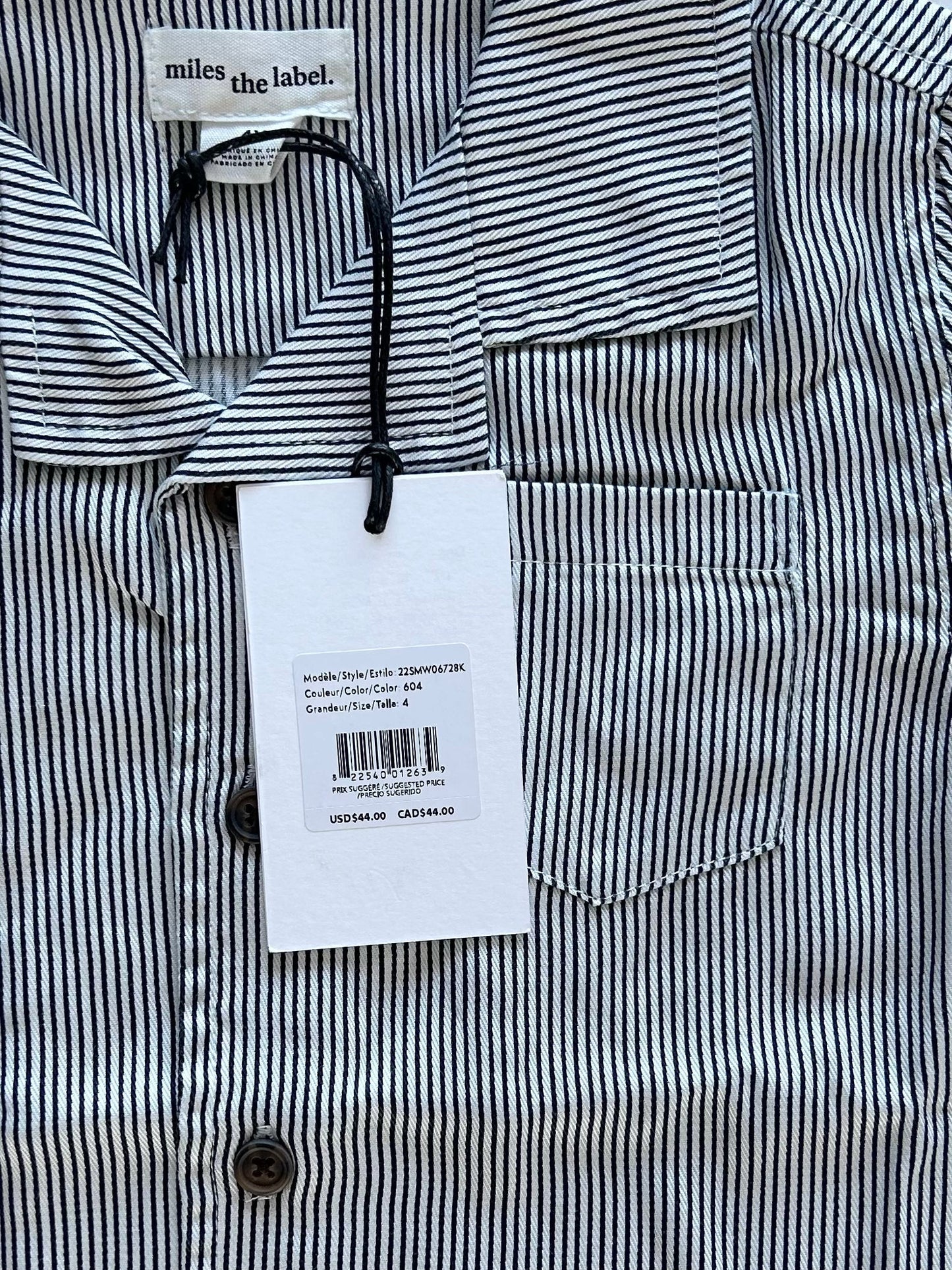 NEUF Chemise - Miles The Label - 4T