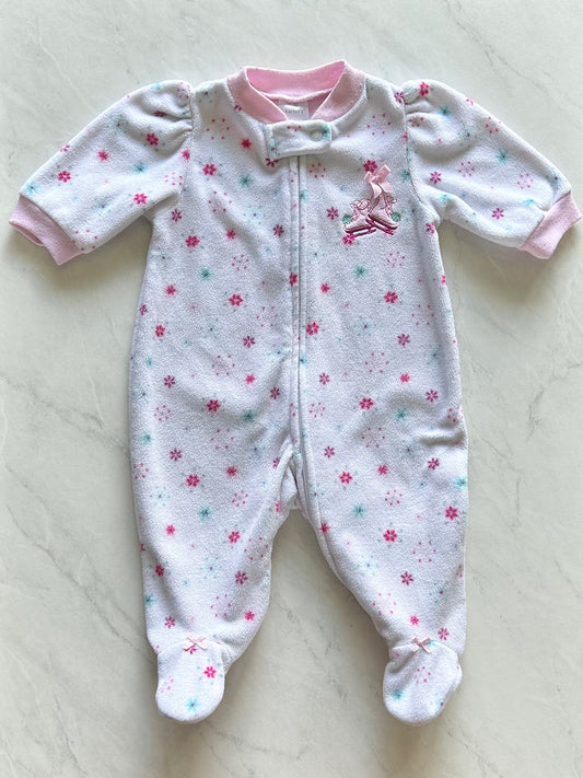Fleece footed pajamas - Carters - 3 months