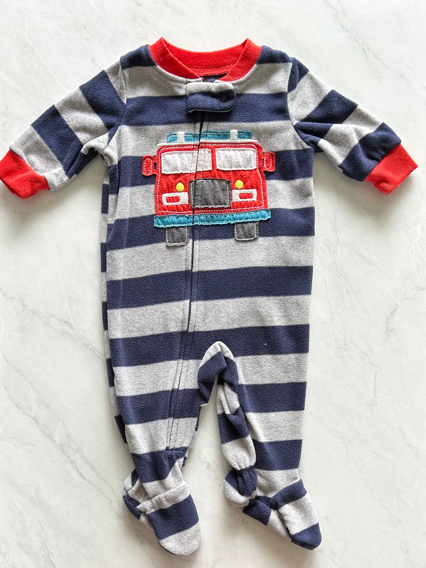 Fleece footed pajamas - Carters - 3 months