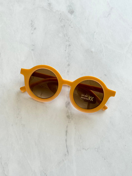 Round sunglasses - Yellow