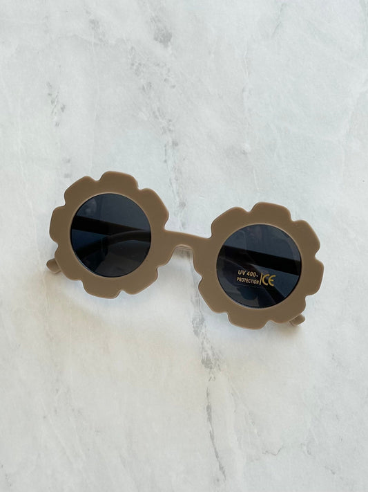 Flower sunglasses - Taupe