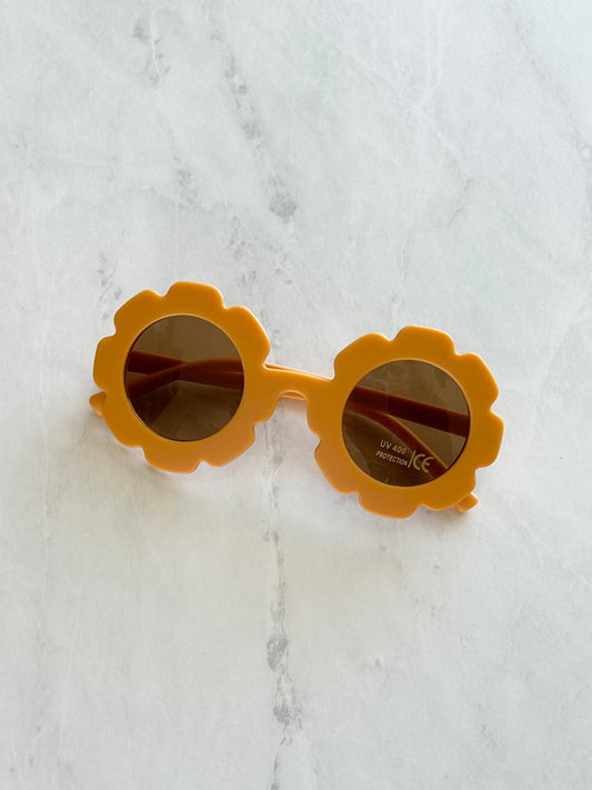 Flower Sunglasses - Yellow